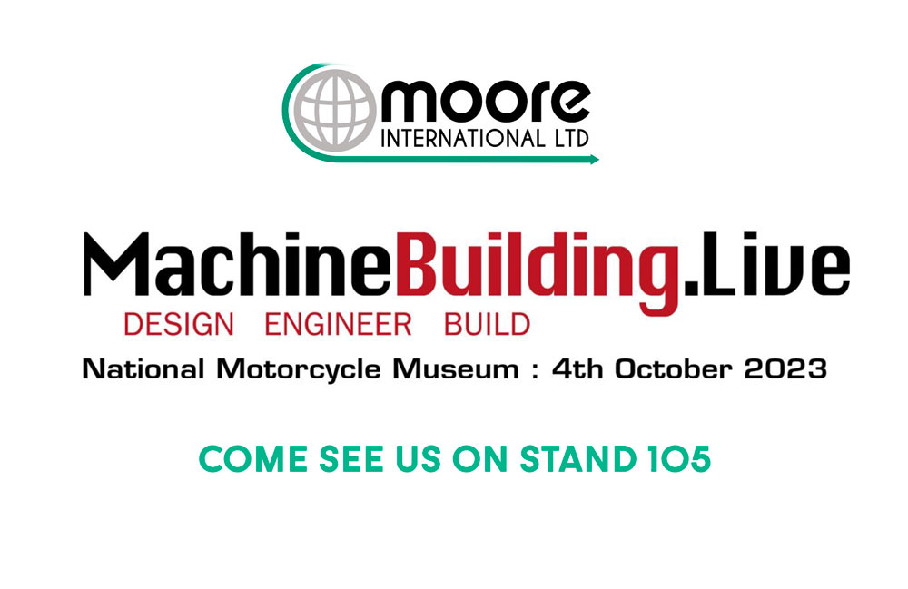 See us at Machine Building Live Birmingham 4th October 2023